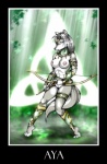 anthro armor arrow_(weapon) arturo_juarez bow_(weapon) breasts canid canine canis crown female grey_hair hair headgear mammal nipples ranged_weapon solo tail tiara unconvincing_armor weapon wolf