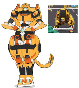 black_body blue_eyes female flat_chested grey_body hands_on_hips looking_away machine mouthless multicolored_body orange_body screencap simple_background solo tail text thick_thighs visor_eyes white_background white_body wide_hips yellow_body bipbudr metal_cardbot tachy_(metal_cardbot) cheetah felid feline humanoid mammal robot robot_humanoid 2026 digital_media_(artwork) full-length_portrait hi_res portrait translated