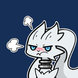 angry anthro blue_eyes blush female fur hair solo white_body white_fur white_hair adetuddymax nintendo pokemon generation_5_pokemon legendary_pokemon pokemon_(species) reshiram 1:1 alpha_channel