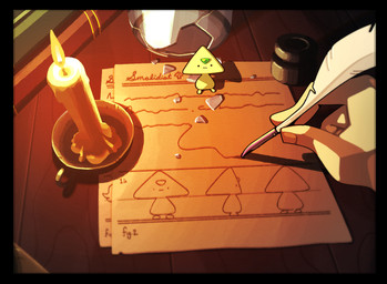 ambiguous_gender candle drawing_(object) duo escape fingernails first_person_view glass ink lit_candle loose_feather micro nails paper quill shattered_glass writing_on_paper writing_text discount-supervillain cartoon_network steven_universe smolidot gem_(species) human humanoid mammal peridot_(gem_species) biological_illustration technical_illustration zoological_illustration