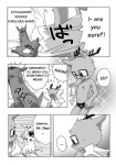 anthro comic daihatsu deer dialogue digital_media_(artwork) ellipsis emanata english_text eyewear glasses greyscale group hard_translated intense_stutter japanese_text kakukaku_shikajika_(daihatsu_motors) kangaroo kensan macropod male mammal marsupial mascot monochrome name_drop name_in_dialogue name_stutter nissan notte_kangaroo pointy_speech_bubble shocked speech_bubble stuttering text the_very_definition_of_a_tragedy third-party_edit translated translation_edit