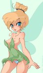 2012 blonde_hair blue_eyes breasts disney fairy female hair looking_at_viewer nipples not_furry panties slugbox solo striped_panties tinkerbell underwear
Rating: Questionable
Score: 31
User: a7724
Date: April 12, 2012