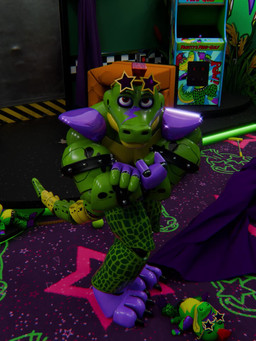 anthro arcade_machine armband biceps bottomwear carpet clothing door eyewear eyewear_on_head flexing flexing_bicep furniture inside machine male muscular muscular_anthro muscular_male pants pecs plushie sofa solo sound_effects sunglasses sunglasses_on_head wearing_sunglasses maulclaw five_nights_at_freddy's five_nights_at_freddy's:_security_breach scottgames steel_wool_studios montgomery_gator alligator alligatorid animatronic crocodilian reptile robot scalie 3:4 3d_(artwork) 3d_animation animated digital_media_(artwork) hi_res meme short_playtime sound video