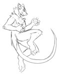 anthro chest_tattoo feet fingers male nude nude_anthro nude_male orange_eyes paws rat_tail red_eyes solo tail tattoo teeth teeth_showing toes gothwolf warhammer_(franchise) warhammer_fantasy stakch mammal murid murine rat rodent skaven 2020 hi_res monochrome sketch