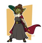 big_ears clothed clothing dnd5e green_body green_skin magic_user yellow_eyes astralynx dungeons_and_dragons hasbro wizards_of_the_coast goblin humanoid hi_res