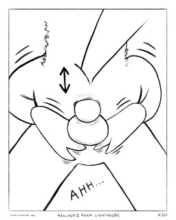 ambiguous_gender anal anal_penetration animal_genitalia animal_penis anthro balls border canine_genitalia canine_penis cowgirl_position duo feet from_front_position genitals knot male moan on_bottom on_top penetration penile penile_penetration penis sex simple_background tail white_background white_border sharkinthepark 2024 4:5 absurd_res black_and_white comic hi_res monochrome