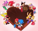 anthro candy canon_couple chocolate dessert female flower food fruit group hand_holding heart_symbol holidays male plant romantic romantic_ambiance romantic_couple rose_(flower) strawberry drawloverlala archie_comics sega sonic_the_hedgehog_(archie) sonic_the_hedgehog_(comics) sonic_the_hedgehog_(series) valentine's_day amy_rose antoine_d'coolette bunnie_rabbot julie-su knuckles_the_echidna li_moon miles_prower nicole_the_lynx rotor_the_walrus sally_acorn sonic_the_hedgehog canid canine canis chipmunk coyote digital_creature echidna eulipotyphlan felid feline fox ground_squirrel hedgehog lagomorph leporid lynx mammal marine monotreme pinniped rabbit rodent sciurid walrus