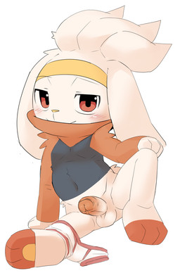 3_toes anthro balls barefoot blush bottomless bottomless_male briefs briefs_around_one_leg clothed clothing clothing_around_one_leg emoji_description erection feet fur genitals half-closed_eyes happy male narrowed_eyes partially_clothed penis red_eyes simple_background sitting soles solo tail toes underwear underwear_around_one_leg underwear_down white_background white_body white_briefs white_clothing white_fur white_underwear pu_sukebe nintendo pokemon generation_8_pokemon pokemon_(species) raboot 2026 hi_res