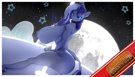anthro big_breasts big_butt breasts butt collar collar_only curvy_figure dancing female horn huge_breasts huge_butt moon night nude pole pole_dancing small_waist solo spiked_collar spikes star stripper_pole wide_hips lunar57 hasbro my_little_pony mythology welcum_to_pornyville fan_character selena_hala_(oc) equid equine mammal mythological_creature mythological_equine unicorn 3d_(artwork) absurd_res digital_media_(artwork) hi_res