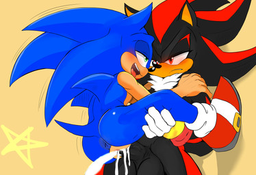 andromorph andromorph/male andromorph_penetrated anthro anus balls big_balls big_penis black_body blue_body blush bodily_fluids clothing cum cum_from_vagina cum_in_vagina cum_inside cumshot dancer_position duo ejaculation fluffy fluffy_chest footwear footwear_only fur genital_fluids genitals gloves gloves_only green_eyes grimace hands_on_shoulders handwear handwear_only holding_leg holding_leg_up humanoid_genitalia humanoid_hands humanoid_penis humanoid_vulva intersex intersex/male intersex_penetrated looking_pleasured male male_penetrating male_penetrating_andromorph male_penetrating_intersex mostly_nude on_one_leg penetration penile penile_penetration penis penis_in_vagina raised_leg red_body red_clothing red_eyes red_footwear red_shoes sex shoes shoes_only simple_background standing standing_sex star tail tan_background tan_body tan_fur teeth tongue tongue_out vaginal vaginal_penetration vein veiny_penis vulva white_body white_fur lukastarfall sega sonic_the_hedgehog_(series) shadow_the_hedgehog sonic_the_hedgehog eulipotyphlan hedgehog mammal 2026 absurd_res digital_drawing_(artwork) digital_media_(artwork) hi_res
