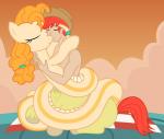 apode duo female lamias legless male romantic romantic_couple serpentine split_form badumsquish european_mythology friendship_is_magic greek_mythology hasbro my_little_pony mythology bright_mac_(mlp) pear_butter_(mlp) centaur draconcopode equid equid_taur equine horse humanoid_taur lamia mammal mammal_taur pony reptile scalie snake taur absurd_res hi_res