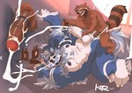 anal anal_orgasm anal_penetration anthro anthro_on_anthro anthro_penetrated anthro_penetrating anthro_penetrating_anthro ball_tuft balls barazoku beard beer_bottle big_balls big_penis blue_body blue_fur bodily_fluids bottle brown_body brown_fur brown_skin bubble container cum cum_in_ass cum_inside cum_on_ground cum_on_self cum_splatter cum_spurt cum_while_penetrated cumshot dark_body dark_penis dark_skin drunk drunk_bubble drunk_sex duo ejaculation erection facial_hair fangs fluffy fluffy_tail foreskin fur genital_fluids genitals glans hands-free humanoid_genitalia humanoid_penis larger_penetrated male male/male male_penetrated male_penetrating male_penetrating_male manly multicolored_penis muscular muscular_anthro muscular_male orgasm pecs penetration penis piledriver_position pink_glans sex simultaneous_orgasms size_difference small_but_hung small_dom_big_sub small_top_big_bottom substance_intoxication tail teeth thick_penis tuft two_tone_penis no_swift guardians_of_the_galaxy marvel howlitebadger rocket_raccoon badger mammal mustelid musteline procyonid raccoon hi_res