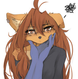 5_fingers anthro biped breasts brown_eyes brown_hair clothed clothed_anthro clothed_female clothing countershade_torso countershading ear_piercing female fingers fur hair inner_ear_fluff long_hair looking_at_viewer one_ear_up piercing simple_background small_breasts solo tan_body tan_fur topwear tuft white_background tinygaypirate apogee_(tinygaypirate) canid canine canis domestic_dog mammal 2025 digital_drawing_(artwork) digital_media_(artwork) hi_res