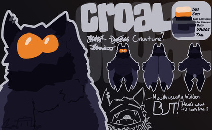 anthro back_wings belly big_belly breasts ear_piercing fluffy fluffy_tail fur glowing glowing_eyes grey_body grey_fur logo looking_at_viewer male neck_tuft orange_eyes overweight overweight_male piercing simple_background slightly_chubby slightly_chubby_male solo tail text tuft wings grambage croal arthropod insect lepidopteran moth unknown_species artist_logo artist_name colored digital_drawing_(artwork) digital_media_(artwork) english_text hi_res model_sheet signature watermark