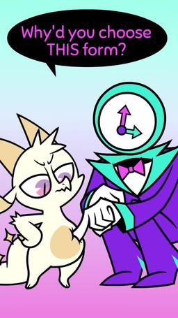 ambiguous_gender anthro clock clothed clothing dialogue feral for_a_head fur group nude simple_background speech_bubble text white_body white_fur kyrakupetsky christina_vee_valenzuela_(va) kellen_goff_(va) chikn_nuggit mythology bezel_(chikn_nuggit) fwench_fwy_(chikn_nuggit) dragon mammal mythological_creature mythological_scalie object_head scalie 2022 2d_animation 9:16 animated digital_media_(artwork) english_audio english_text hi_res official_art short_playtime sound video voice_acted nonbinary_(lore)
