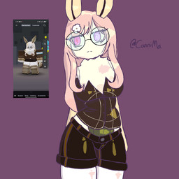 antennae_(anatomy) bodysuit bottomwear clothing eyewear female glasses heterochromia hotpants neck_tuft purple_background round_glasses shapeshift shorts simple_background skinsuit solo text tight_clothing tuft cannima roblox ba331e/sapphire_(cannima) arthropod insect lepidopteran moth 1:1 digital_media_(artwork) english_text hi_res reference_image watermark trans_(lore) trans_woman_(lore)