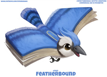 black_body black_feathers blue_body blue_feathers book brown_eyes feathers feral flying humor male open_mouth paper pun simple_background solo text visual_pun white_background white_body white_feathers wings piper_thibodeau animate_inanimate avian bird blue_jay corvid jay_(bird) new_world_jay oscine passerine digital_media_(artwork) digital_painting_(artwork) english_text painting_(artwork) url