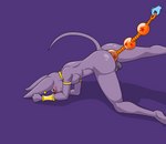 anal_beads anthro athletic backsack balls blush disembodied_hand dragon_ball_(object) dragon_ball_anal_beads duo genitals gold_(metal) gold_jewelry hairless jewelry male male/male purple_balls sex_toy solo_focus watersucc dragon_ball dragon_ball_super beerus domestic_cat felid feline felis hairless_cat mammal sphynx_(cat) hi_res