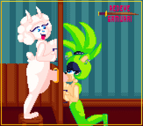 abdominal_bulge anthro anthro_on_anthro anthro_penetrated anthro_penetrating anthro_penetrating_anthro balls belly belly_inflation big_balls big_breasts big_penis bodily_fluids breasts butt cum cum_in_mouth cum_inflation cum_inside drinking drinking_cum duo erection fellatio female female_penetrated fur genital_fluids genitals glory_hole green_body green_fur green_hair gynomorph gynomorph/female gynomorph_penetrating gynomorph_penetrating_female hair inflation intersex intersex/female intersex_penetrating intersex_penetrating_female nude oral oral_penetration orgasm penetration penile penis penis_in_mouth pink_body retracted_balls sex side_view smile swallowing tail thick_thighs throbbing throbbing_balls throbbing_penis tongue vaginal white_body white_fur white_hair redeye_samurai idw_publishing sega sonic_the_hedgehog_(comics) sonic_the_hedgehog_(idw) sonic_the_hedgehog_(series) chloe_the_sheep_(inkartdemon) surge_the_tenrec afrosoricid bovid caprine mammal sheep tenrec 2024 animated digital_media_(artwork) pixel_(artwork) pixel_animation