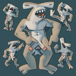 2_penises abs anthro athletic belly dancing diphallism double_dick erection flexing genitals glans grey_body grey_skin group humanoid_genitalia humanoid_penis male multi_genitalia multi_penis muscular muscular_male nipples pecs penis pink_glans pink_nipples pink_tongue shark_teeth sharp_teeth silly simple_background small_eyes teeth tongue white_belly ravuer aquatic fish ground_shark hammerhead_shark shark 1:1 hi_res