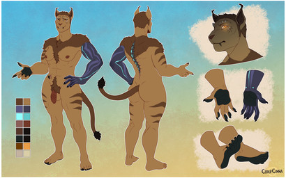 anthro balls border butt color_swatch cybernetics ear_tuft facial_spikes fangs genitals hair machine male moobs muscular nipples nude pawpads penile_spines penis prosthetic prosthetic_arm prosthetic_limb pubes short_hair solo spikes spikes_(anatomy) tail teeth tuft white_border chiefcinna final_fantasy final_fantasy_xiv square_enix wolimira_(gilesvorey) felid hrothgar mammal 16:10 absurd_res hi_res huge_filesize model_sheet widescreen trans_(lore) trans_woman_(lore)