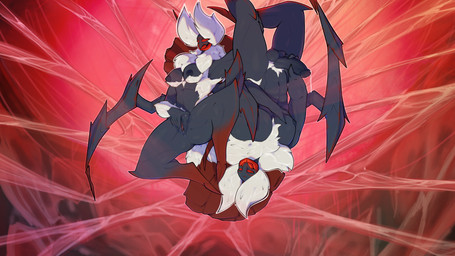 abs anthro areola balls big_muscles big_pecs biped black_areola black_balls black_body black_breasts black_nipples black_penis bodily_fluids both_sexes_in_same_situation breasts dripping duo erection female female_anthro fur genital_fluids genitals hair hand_on_pecs humanoid_genitalia humanoid_penis male male_anthro mandibles masturbation muscular muscular_anthro muscular_male neck_tuft nipples pecs penile penile_masturbation penis precum precum_drip pubes red_body red_eyes spider_web spread_legs spreading tuft vaginal vaginal_fluid_drip vaginal_fluids vaginal_masturbation vulva white_body white_fur white_hair white_pubes willywea capcom monster_hunter lala_barina temnoceran 16:9 2025 digital_media_(artwork) hi_res widescreen