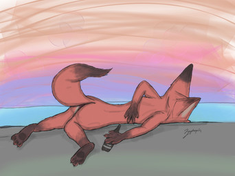 alcohol anthro anus beer beverage butt drinking drunk male nude pool skinny_dipping sleeping solo substance_intoxication unconscious zooptoopis disney family_guy_death_pose zootopia nick_wilde canid canine fox mammal red_fox true_fox hi_res meme