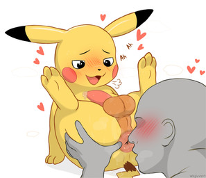 3_toes anus balls bestiality blush bodily_fluids butt_sniffing duo erection feet feral fur genital_fluids genitals human_on_feral interspecies male male/male male_feral musky_butt open_mouth penis pokephilia sex simple_background size_difference smaller_feral sniffing swear tail text toes white_background yellow_body yellow_fur whyvern nintendo pokemon generation_1_pokemon human mammal pikachu pokemon_(species) rodent digital_media_(artwork) hi_res