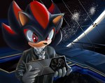 chest_fur chest_tuft clothing earth graphics_card jacket leather leather_clothing leather_jacket leather_topwear male planet shadow solo space space_colony_ark topwear tuft anitwenty nvidia sega sonic_the_hedgehog_(series) shadow_the_hedgehog eulipotyphlan hedgehog mammal absurd_res hi_res