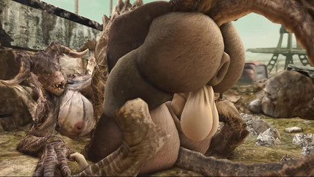 anal anal_penetration animal_genitalia animal_penis anthro anthro_on_anthro anthro_penetrated anthro_penetrating anthro_penetrating_anthro anus areola balls big_anus big_balls big_breasts big_butt big_penis bouncing_butt breasts brown_areola brown_body brown_nipples butt claws duo equine_genitalia equine_penis female female_penetrated from_front_position genitals horn huge_balls huge_breasts huge_butt intraspecies looking_pleasured lying male male/female male_penetrating male_penetrating_female mating_press nipples non-mammal_balls non-mammal_breasts non-mammal_nipples nude on_back penetration penile penile_penetration penis penis_in_ass puffy_anus sex thick_thighs rayhuma fallout microsoft deathclaw reptile scalie 2022 3d_(artwork) 3d_animation animated digital_media_(artwork) high_framerate loop no_sound short_playtime source_filmmaker_(artwork) video
