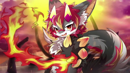 2_horns anthro black_body black_fur cute_fangs fangs fur grey_body grey_fur horn kemono male music purple_horn slim_anthro slim_male teeth yellow_eyes yellow_horn hlg7777 mythology dragon furred_dragon furred_scalie mythological_creature mythological_scalie scalie 16:9 2022 2d_animation animated motion_tweening short_playtime sound video widescreen