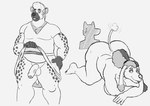 ambiguous_form ambiguous_gender anthro ass_up balls big_breasts big_butt bodily_fluids bottomwear breasts butt chest_tuft clothed clothed/nude clothed_male clothing clothing_lift duo ear_tuft female flashing foreskin frohawk fur fur_markings genitals hair highlights_(coloring) humble_bee makeup male male/female markings musclegut muscular muscular_male nude overweight overweight_female penis skirt skirt_lift slightly_chubby slightly_chubby_female slightly_chubby_male split_color_hair spots spotted_body spotted_fur sweat sweatdrop tail tail_motion tail_tuft tailwag thick_thighs tied_hair tuft vein veiny_penis manna-mint mr.hakkai bear canid canine canis domestic_dog hybrid hyena mammal poodle absurd_res digital_media_(artwork) hi_res monochrome sketch