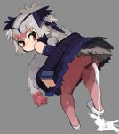 animal_genitalia bird_feces bodily_fluids cloaca clothed clothing colored_feces feathers feces female genital_fluids genitals pooping scatplay simple_background solo tail tail_feathers unusual_feces urate white_feces liteu kemono_friends common_ostrich_(kemono_friends) animal_humanoid avian avian_humanoid bird bird_humanoid humanoid digital_media_(artwork) hi_res