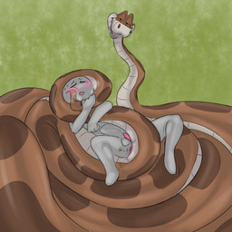 anal bald balls bestiality bodily_fluids coiling countershading duo feral genitals human_on_feral interspecies looking_pleasured male male/male multi_genitalia penis spread_legs spreading sweat yellow_eyes da~blueguy disney the_jungle_book anon kaa_(jungle_book) human mammal reptile scalie snake 1:1 2017