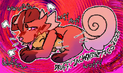 abstract_background animal_genitalia animal_penis blush blush_lines canine_genitalia canine_penis erection feral genitals grinding humping male masturbation motion_lines paws penis pixelated plushie plushie_humping plushophilia small_penis solo text jackrabbit_(artist) nintendo pokemon d_ruff_(jackrabbit) substitute_doll generation_7_pokemon pokemon_(species) rockruff 2025 english_text shaded simple_shading