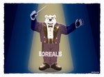 anthro baton bow_tie clothing conductor eyebrows eyes_closed eyewear fur male monocle pawpads purple_clothing solo suit thick_eyebrows white_body white_fur bellemelke lifewonders live_a_hero borealis_(live_a_hero) bear mammal polar_bear ursine hi_res