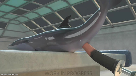 animal_dildo animal_genitalia animal_sex_toy animal_vulva cetacean_genitalia cetacean_vulva deep_penetration dildo equine_dildo female feral fucking_machine genitals looking_pleasured machine penetration sex_toy solo vaginal vaginal_penetration vulva tasuric aquatic cetacean dolphin mammal oceanic_dolphin toothed_whale 16:9 2018 3d_(artwork) 3d_animation animated digital_media_(artwork) long_playtime no_sound unfinished video widescreen