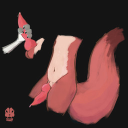 ambiguous_gender anthro bodily_fluids dripping duo genital_fluids handjob male penile precum precum_drip sex solo torso_shot alicorn_airport disney zootopia nick_wilde canid canine fox hare lagomorph leporid mammal red_fox true_fox 1:1 absurd_res hi_res multiple_images
