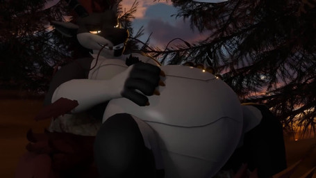 abdominal_bulge ambiguous_gender ambiguous_pred anthro anthro_pred belly belly_overhang belly_rub big_belly digestion_noises distended_stomach glistening glistening_belly glowing glowing_eyes grey_body grey_scales huge_belly looking_at_belly lying on_back orange_eyes rumbling_stomach scales smile solo sound_effects squirm_(sound_effect) squirming steamy_breath tail text ventral_scales vore alsnapz mawlt mythology dragon eastern_dragon mythological_creature mythological_scalie scalie 16:9 3d_(artwork) 3d_animation animated digital_media_(artwork) english_text hi_res short_playtime sound video widescreen