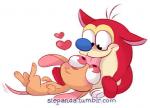 duo feral heart_symbol male simple_background tongue tongue_out transparent_background stepanda nickelodeon ren_and_stimpy ren_höek stimpy_j._cat canid canine canis chihuahua domestic_cat domestic_dog felid feline felis mammal toy_dog 2017 alpha_channel animated frame_by_frame short_playtime