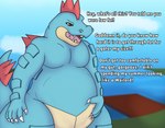 after_vore annoyed_pred death dialogue digestion fatal_vore fully_inside male male/male male_prey oral_vore pecs text vore weight_gain tastytales nintendo pokemon neptune_mereaux alligator alligatorid avian bird bluebird crocodilian eastern_bluebird feraligatr generation_2_pokemon oscine passerine pokemon_(species) reptile scalie thrush_(bird) english_text hi_res