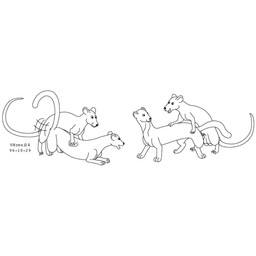 balls erection feral from_behind_position genitals group group_sex happy humping interspecies male mounting nude nude_male partner_swap penis sex smile tail thrust_lines thrusting toony urbanhermit mammal murid murine mustelid musteline rat rodent true_musteline weasel 1996 black_and_white dated monochrome