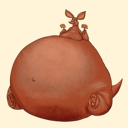 anthro food fur half-closed_eyes holding_fork holding_object male morbidly_obese morbidly_obese_anthro morbidly_obese_male narrowed_eyes navel nude obese obese_anthro obese_male open_mouth outie_navel overweight overweight_anthro overweight_male pancake sitting solo syrup tail scudmum the_moomins sniff_(moomin) kangaroo macropod mammal marsupial 2024 colored colored_sketch digital_drawing_(artwork) digital_media_(artwork) hi_res shaded sketch