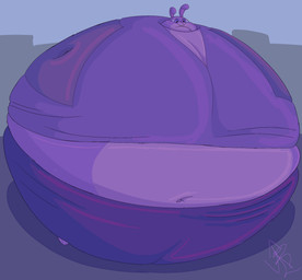 anthro belly belly_expansion big_belly big_cheeks blue_sky blueberry_inflation body_inflation bottomwear buckteeth building cheek_expansion clothing expansion female huge_belly huge_cheeks hyper hyper_belly hyper_cheeks hyper_inflation immobile inflation jacket navel outside pants purple_bottomwear purple_clothing purple_ears purple_eyes purple_inner_ear purple_jacket purple_nose purple_pants purple_shirt purple_topwear round_body shirt sky solo spherical_inflation swollen_cheeks teeth three-quarter_view topwear worried bval777 disney zootopia judy_hopps lagomorph leporid mammal rabbit 2026 absurd_res cel_shading colored digital_media_(artwork) hi_res shaded signature