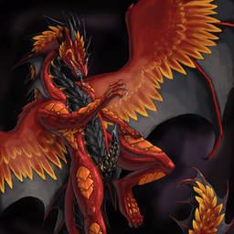aaros anthro balls black_penis black_scales black_tongue claws cum dragon erection feathers green_eyes horn knot long_tongue looking_at_viewer male nude open_mouth orange_scales penis plain_background precum rakisha red_body red_dragon red_scales scales scalie sharp_teeth solo tapering_penis teeth tongue tongue_out western_dragon wings
Rating: Explicit
Score: 26
User: voldosbt
Date: March 09, 2014
