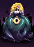 anthro big_breasts blonde_hair body_horror breasts cleavage clothed clothing dress eyeshadow female gown hair lips lips_on_muzzle lipstick long_hair long_mane makeup misleading_thumbnail purple_lips purple_lipstick red_eyes solo tentacles wings toughset hasbro my_little_pony mythology fan_character storm_shield_(oc) eldritch_abomination equid equine mammal mythological_creature mythological_equine pegasus absurd_res hi_res