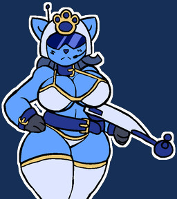 anthro armor belt blue_body blue_hair clothing female frown gun hair hand_on_hip headgear helmet legwear looking_at_viewer ranged_weapon rifle solo stockings swimwear thick_outline thick_thighs two-piece_swimsuit visor weapon wide_hips wrist_belt spur_(artist) sonya_(averyshadydolphin) felid feline mammal 2018 alpha_channel colored digital_drawing_(artwork) digital_media_(artwork)