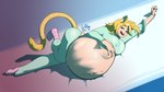 16:9 2017 abdominal_bulge animal_humanoid belly big_belly breasts cat_humanoid clothed clothing felid felid_humanoid feline feline_humanoid female female_pred footwear green_eyes humanoid leqha licking licking_lips mammal mammal_humanoid navel open_mouth socks tongue tongue_out vore widescreen