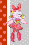 anthro blush bow_ribbon clothed clothing eyes_closed fully_clothed fur grey_body grey_fur solo strawberry628_(artist) disney zootopia judy_hopps lagomorph leporid mammal rabbit 2020 hi_res painting_(artwork) traditional_media_(artwork) traditional_painting_(artwork) traditional_watercolor_(artwork) watercolor_(artwork)