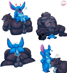 3_fingers 3_toes 4_arms anal anal_penetration anthro anus ball_size_difference ball_tuft balls big_butt black_body black_eyes blue_balls blue_body blue_eyes blue_fur blue_penis blue_perineum blush bodily_fluids bound butt cum cum_in_ass cum_inside drooling duo eyes_closed feet fellatio fingers foreskin fur genital_fluids genitals glans grey_anus grey_balls grey_penis grey_perineum hands_tied humanoid_genitalia humanoid_penis larger_sub male male/male multi_arm multi_limb multiple_poses muscular muscular_male nude oral penetration penile penile_penetration penis penis_in_ass penis_size_difference perineum pose precum purple_glans saliva sex size_difference slightly_chubby slightly_chubby_male small_top_big_bottom submissive tight_foreskin toes tuft fennephilim_fox disney lilo_and_stitch gantu stitch_(lilo_and_stitch) alien experiment_(lilo_and_stitch) hi_res